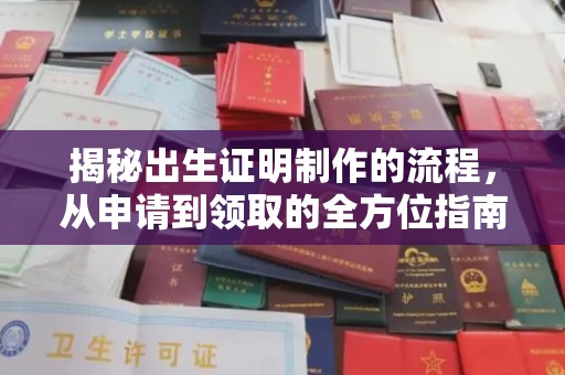 荔城揭秘出生证明制作的流程，从申请到领取的全方位指南