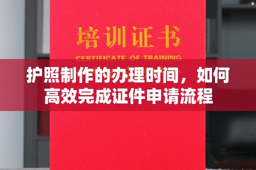 荔城护照制作的办理时间，如何高效完成证件申请流程