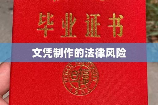 荔城文凭制作的法律风险
